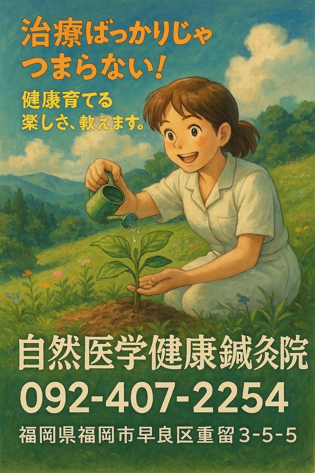 鍼灸院の施術風景